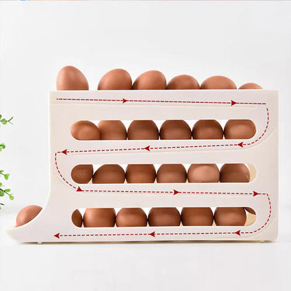 🥚4-POZIOMOWY PRZECHYLNY STOJAK DO PRZECHOWYWANIA 🔥