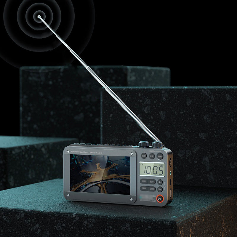 Wysokowydajny kieszonkowy telewizor Bluetooth z obsługą kart SD