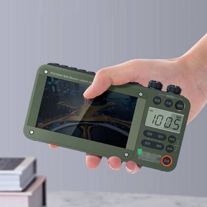 Wysokowydajny kieszonkowy telewizor Bluetooth z obsługą kart SD