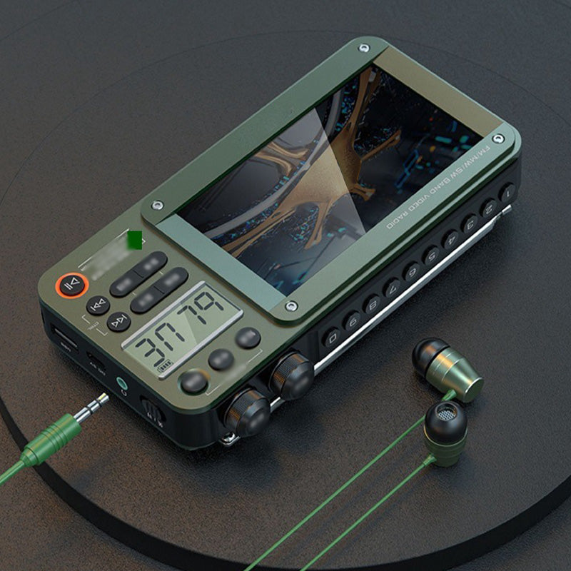 Wysokowydajny kieszonkowy telewizor Bluetooth z obsługą kart SD