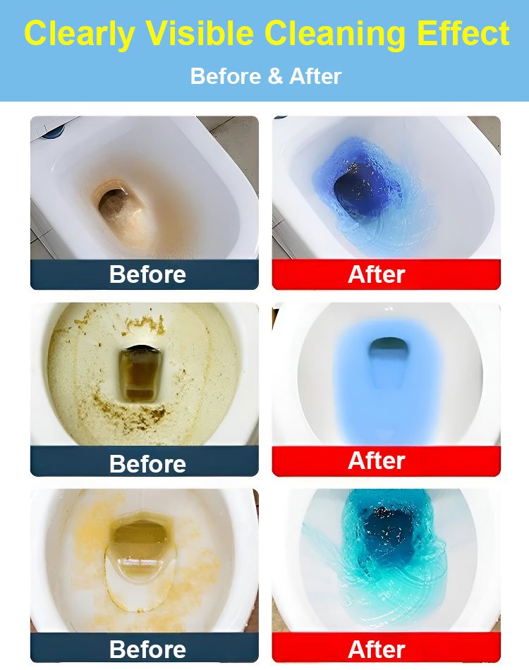 🔥Kup 3 i otrzymaj 2 gratis-Płyn do czyszczenia muszli klozetowych Blue Bubble