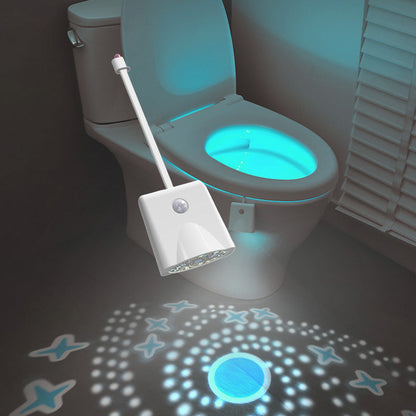 Wodoodporna, ładowana lampka nocna LED do toalety