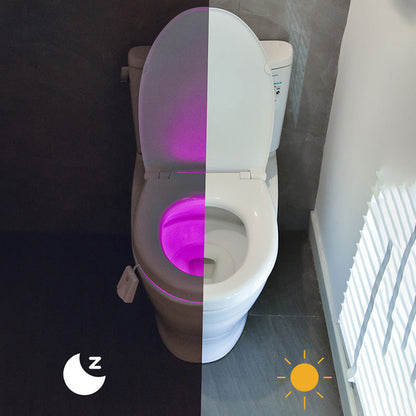 Wodoodporna, ładowana lampka nocna LED do toalety