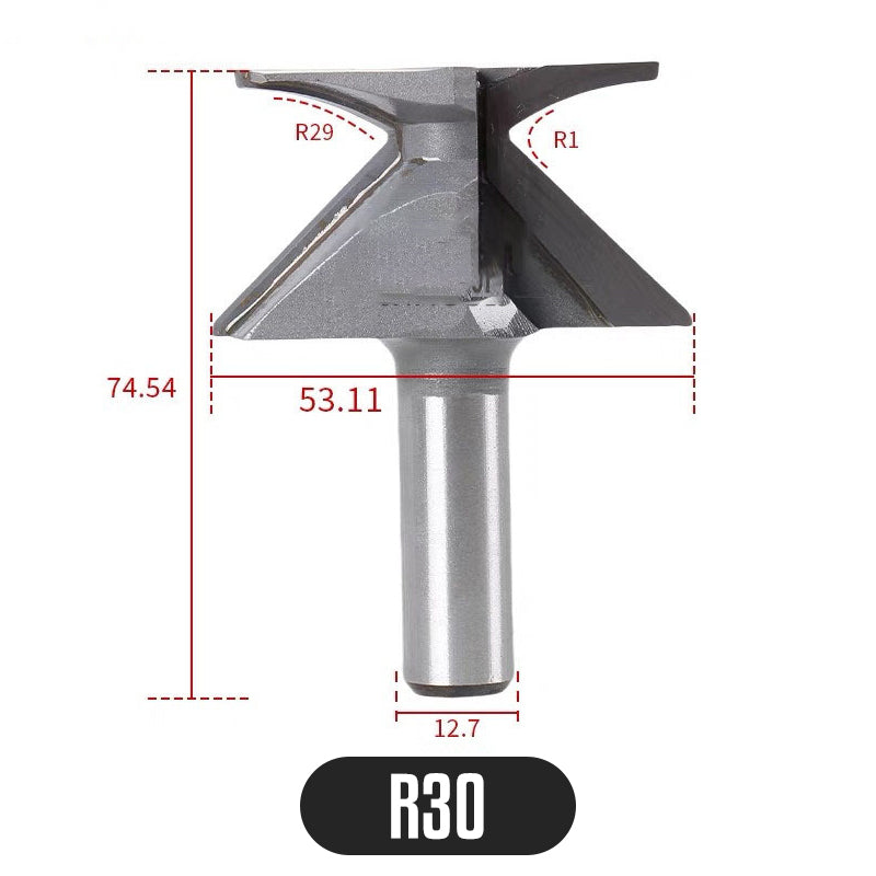 R18/R30 1/2-calowy frez trzpieniowy do obróbki drewna