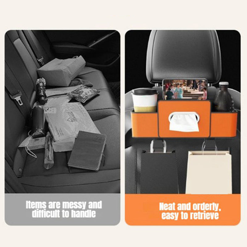 Car Multi-Function Backrest Storage Box